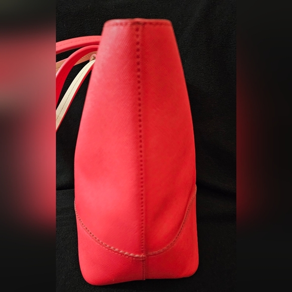 Kate Spade Coral Color Promenade Place Reversible Tote Bag - Picture 15 of 16